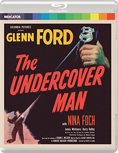 Blu-ray cover for "The Undercover Man" featuring Glenn Ford and a gun.