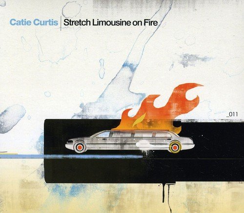 Album cover featuring a silver limousine engulfed in flames on a black background.