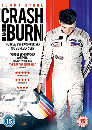 DVD cover featuring a man in a white racing suit holding a helmet.