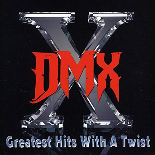"CD case and discs for DMX's 'Greatest Hits With A Twist' album, showing cover art."