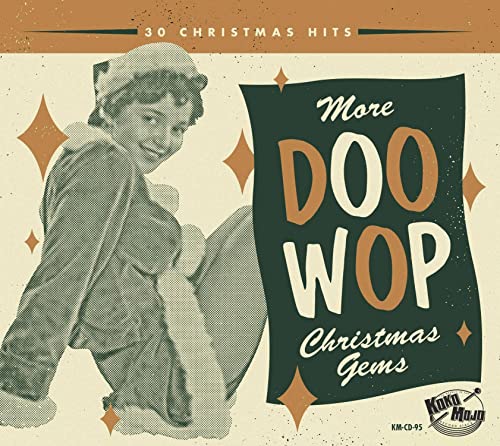 CD cover for “More Doo Wop Christmas Gems” featuring a vintage illustration.