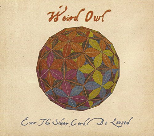 "Album cover with a multicolored geometric sphere on beige background, text 'Weird Owl' and song title."