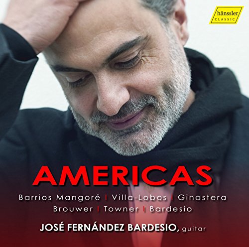 CD cover featuring a man with hand on his head, titled "Americas".