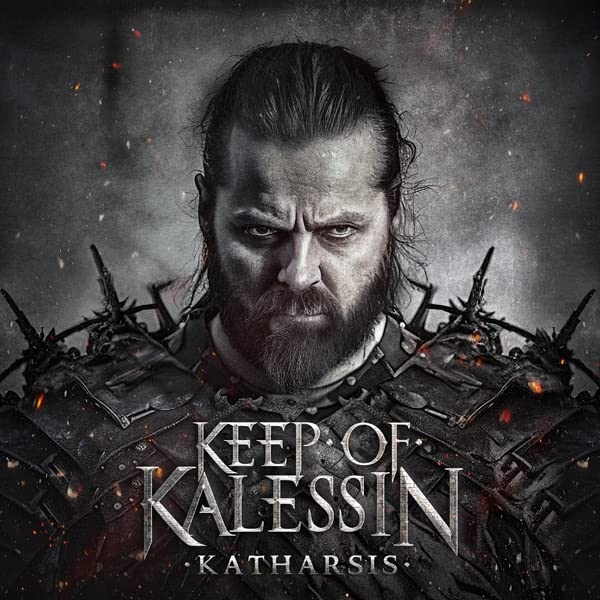 CD cover for Keep of Kalessin’s “Katharsis” featuring a stern, bearded man.