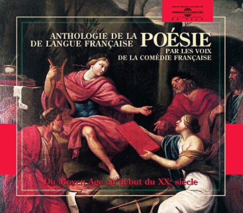 Six-CD set of French poetry anthology with classical painting cover art.
