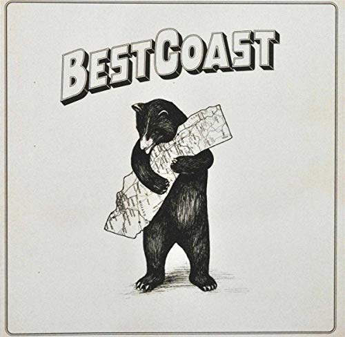 CD cover: bear holding a map with "Best Coast" text above.