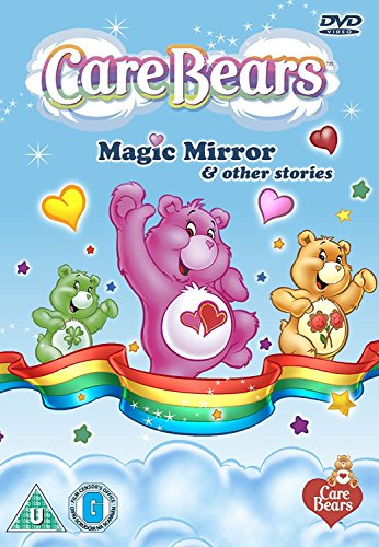 Care Bears DVD cover featuring purple bear with heart belly symbol.