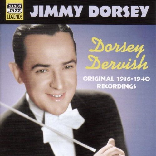 "CD cover featuring Jimmy Dorsey holding a baton, wearing a tuxedo."