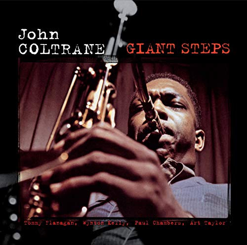Album cover featuring John Coltrane playing saxophone, with his name and album title.