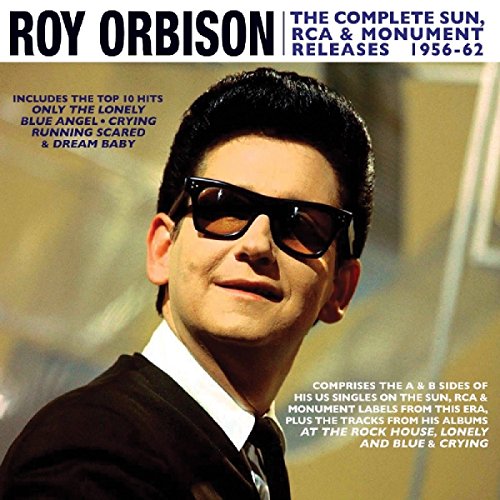 "CD cover featuring Roy Orbison in a suit and sunglasses, with text overlay."