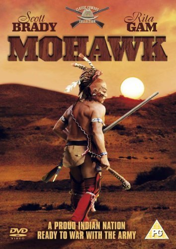 Mohawk" DVD cover featuring a Native American warrior with a tomahawk.