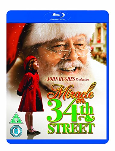 āMiracle on 34th Streetā Blu-ray cover featuring Santa Claus and a young girl.