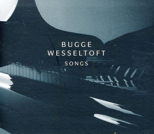 "CD cover with piano and white text 'Bugge Wesseltoft Songs' and Amazon logo."