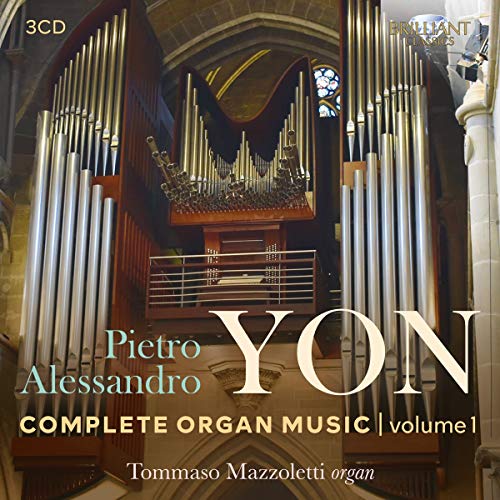 CD cover featuring a large pipe organ in a church, with text overlay.