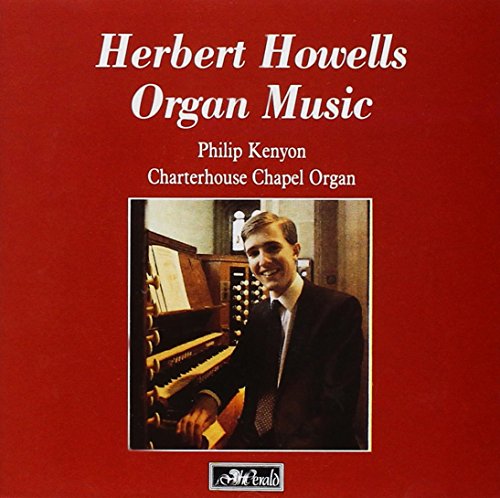 Red CD cover featuring organist Philip Kenyon and a pipe organ.