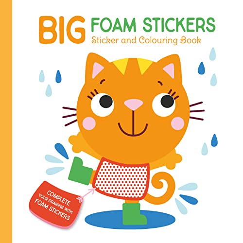 Cat (Big Foam Stickers): Sticker and Colouring book: Sticker and Colouring book, Cat