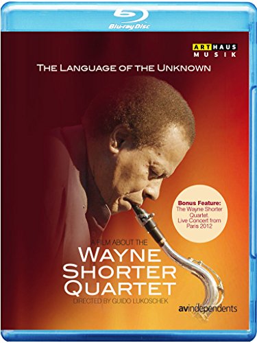 Blue-ray disc case with a man playing saxophone on the cover.