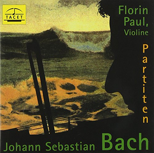 CD cover featuring violinist Florin Paul and abstract golden waves.