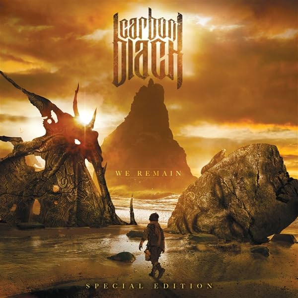 CD cover for Carbon Black’s “We Remain” featuring a desolate landscape.