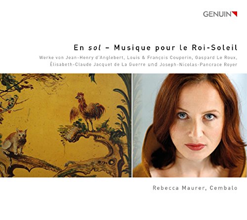 CD cover: portrait of Rebecca Maurer with Baroque painting detail.