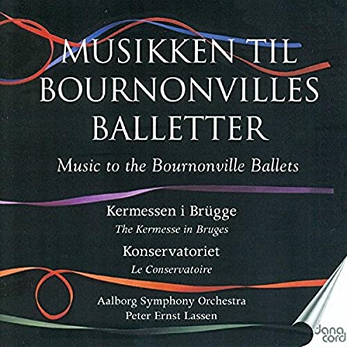 CD cover for "Music to Bournonville Ballets" by Aalborg Symphony Orchestra.