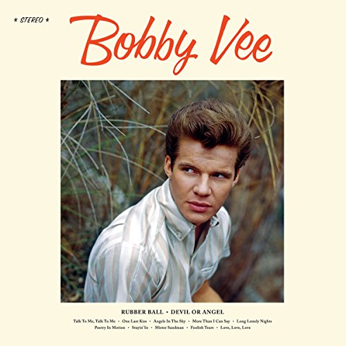 Bobby Vee album cover featuring a young man with styled hair.