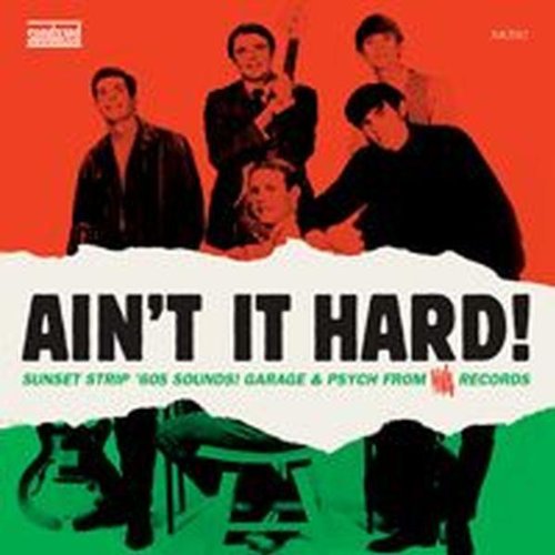 Record album cover featuring a 1960s band and torn paper design.