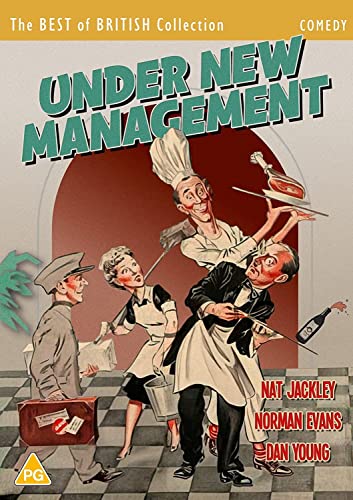 DVD cover art featuring a chaotic restaurant scene with a chef, waiter, and staff.