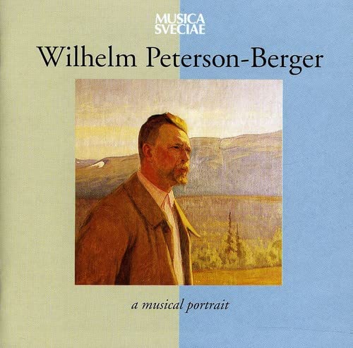 CD cover featuring a painted portrait of composer Wilhelm Peterson-Berger.
