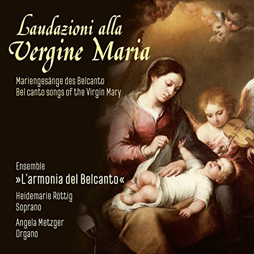 CD cover depicting the Virgin Mary holding the Christ Child with angels.