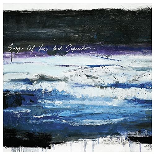 Album cover: abstract blue and white painting with text overlay.
