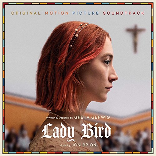 Lady Bird soundtrack CD cover featuring a red-haired woman in profile.