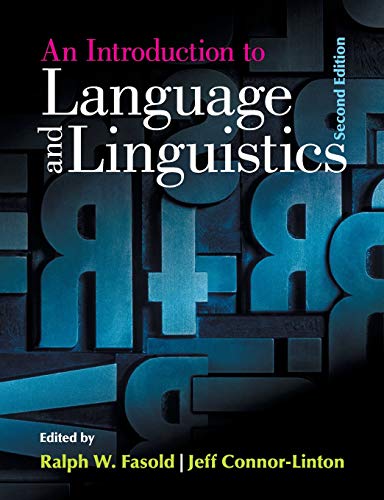 An Introduction to Language and Linguistics