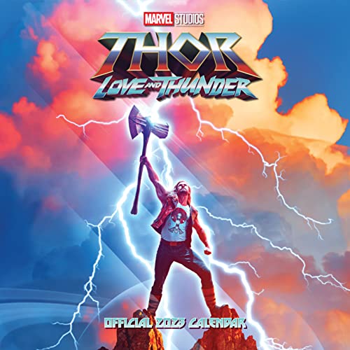 Thor 2023 Calendar, Month To View Square Wall Calendar , Official Product (Thor Square Calendar)
