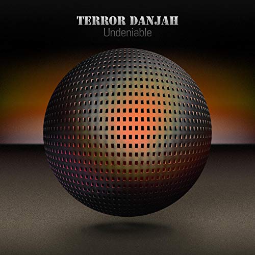 CD cover for Terror Danjah’s “Undeniable” featuring a textured sphere.