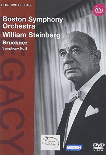 DVD cover with black and white photo of William Steinberg in a tuxedo.