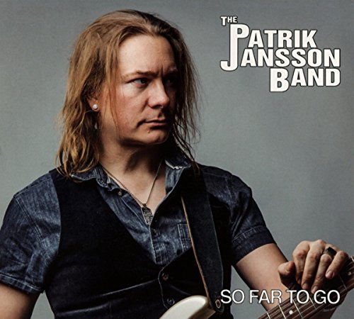 Patrik Jansson Band album cover featuring a man with a guitar.