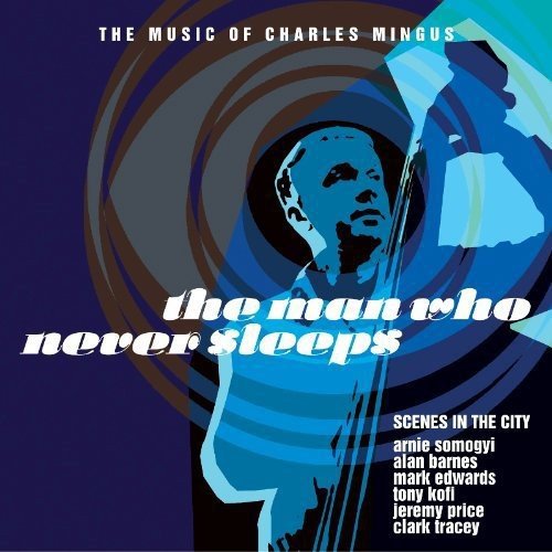 Album cover featuring a blue-toned illustration of a man's profile with swirling shapes.