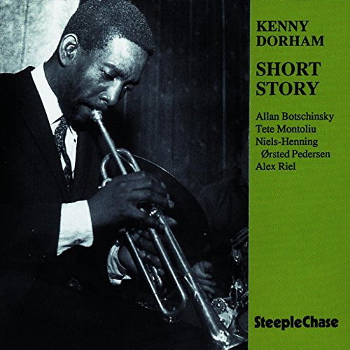 Kenny Dorham jazz CD cover with black and white trumpeter image and green text panel.
