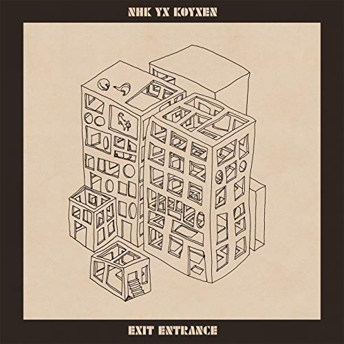 CD cover: Line drawing of buildings with “Exit Entrance” text below.