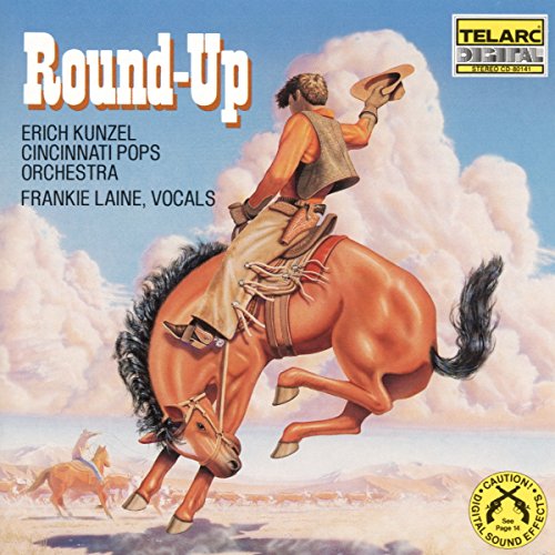 CD cover art featuring a cowboy on a bucking horse, western landscape background.