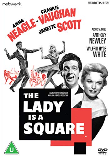 DVD cover for "The Lady Is A Square" featuring black and white and red images.