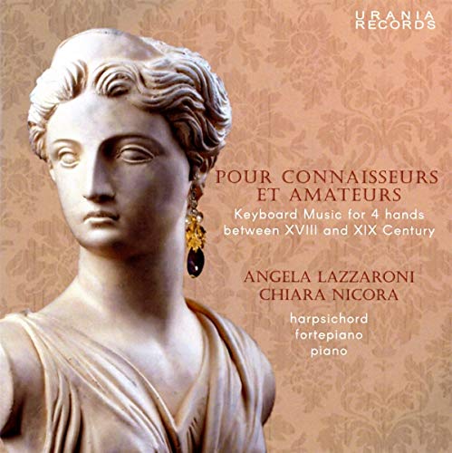 A classical CD cover featuring a marble bust of a woman, ornate background.