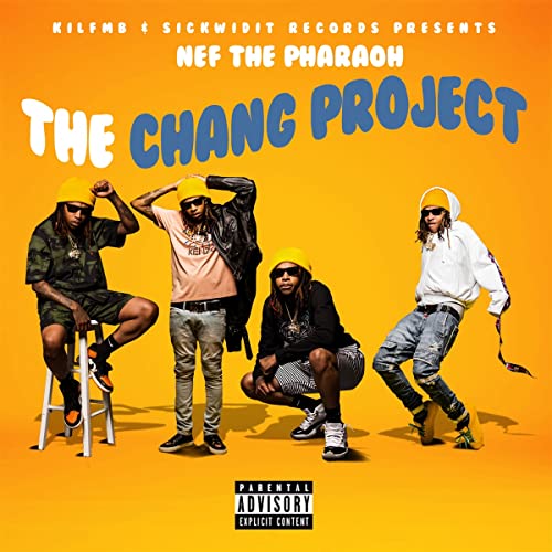 CD cover for Nef The Pharaoh’s “The Chang Project” featuring four figures.