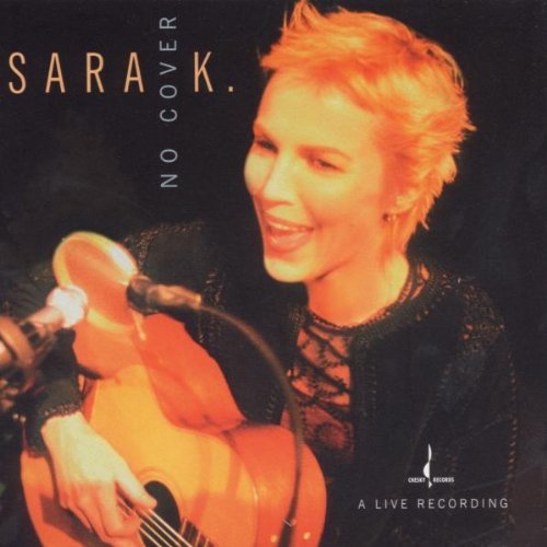 Sara K. album cover: woman with guitar, reddish hair, and black lace.