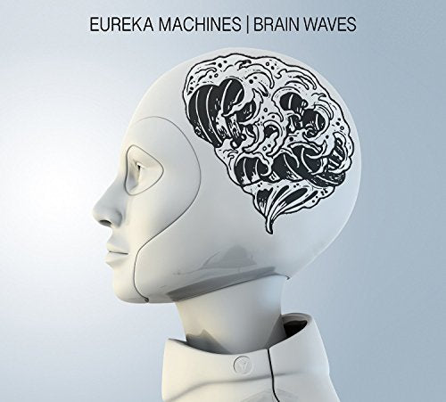 CD cover: white robotic head with black brain wave illustration.