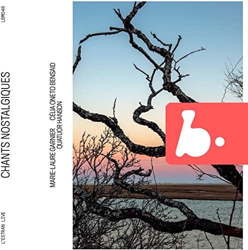 CD cover with bare branches silhouetted against a pale sky and water.