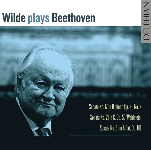 CD cover with a black-and-white photo of a man and Beethoven sonata titles.
