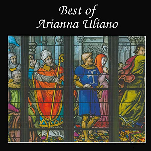 CD cover for Arianna Uliano’s “Best Of” featuring stained glass imagery.
