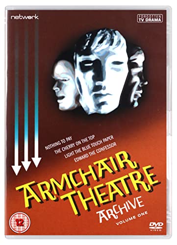 DVD cover for “Armchair Theatre Archive Vol 1” featuring three faces.